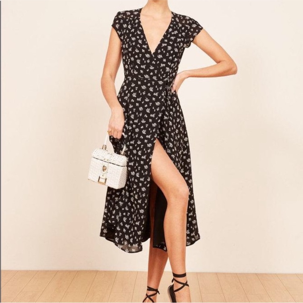 Reformation Carina Wrap Dress